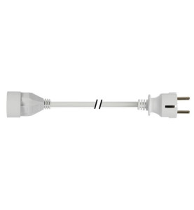 RALLONGE 10 m - BLANC - 3G1.5 - TERRE ALLEMANDE - PRL