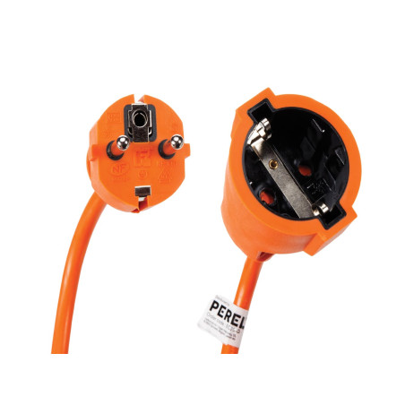 RALLONGE - 20 m - ORANGE - 3G1.5 - TERRE ALLEMANDE
