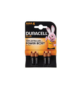 Duracell - Pile Alcaline Plus 1.5 V AA MN2400 BL4 - 4 pcs - Velleman
