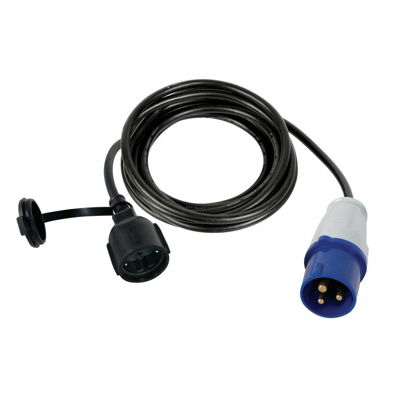 CÂBLE ADAPTATEUR AVEC PRISE SCHUKO VERS FICHE CEE - 3 m - TERRE ALLEMANDE CÂBLE ADAPTATEUR AVEC PRISE SCHUKO VERS FICHE CEE - 3 m - TERRE ALLEMANDE