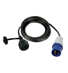 CÂBLE ADAPTATEUR AVEC PRISE SCHUKO VERS FICHE CEE - 3 m - TERRE ALLEMA