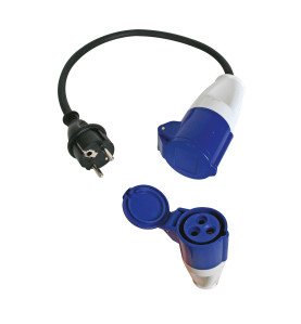 CÂBLE ADAPTATEUR AVEC FICHE SCHUKO VERS PRISE CEE - PRL