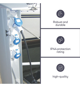 CÂBLE ADAPTATEUR AVEC FICHE SCHUKO VERS PRISE CEE - PRL