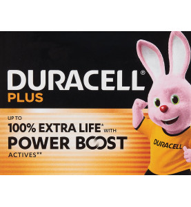 Duracell - Pile Alcaline Plus 1.5 V AA MN2400 BL4 - 4 pcs - Velleman