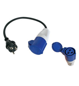 CÂBLE ADAPTATEUR AVEC FICHE SCHUKO VERS PRISE CEE - PRL