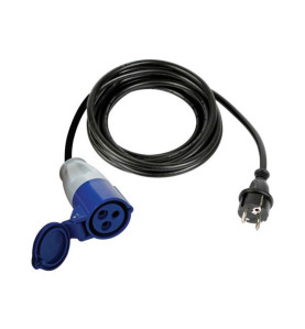 CÂBLE ADAPTATEUR AVEC FICHE SCHUKO VERS PRISE CEE - 3 m - PRL