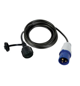 CÂBLE ADAPTATEUR AVEC PRISE SCHUKO VERS FICHE CEE - 3 m - TERRE ALLEMA