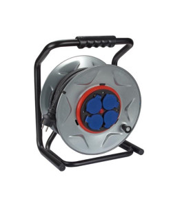 ENROULEUR NÉOPRÈNE AVEC SYSTEME "ANTI-TWIST" - 25 m - 3G2.5 - 4 PRISES