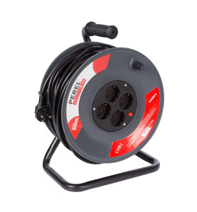 ENROULEUR 50 m - 3G1.5 - 4 PRISES - PRISE ALLEMANDE - PRL