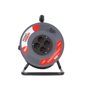 ENROULEUR 50 m - 3G1.5 - 4 PRISES - PRISE ALLEMANDE - PRL