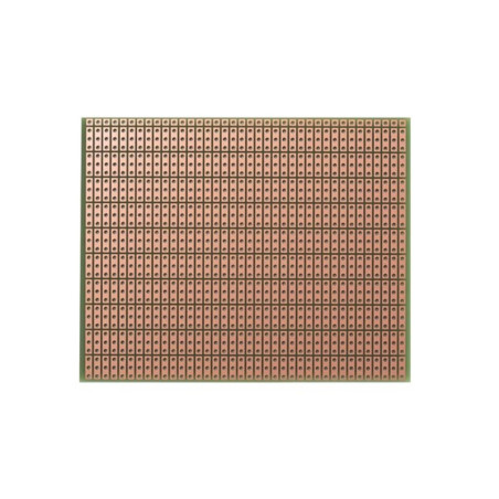 EUROCARD PASTILLE 3 TROUS - 100 x 80 mm - FR-4 (1pc/bl) - Velleman