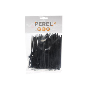 JEU DE SERRE-CÂBLES EN NYLON - 4.6 x 120 mm - NOIR (100 pcs) - PRL