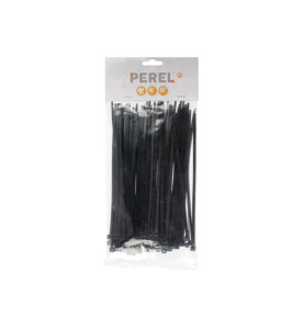 JEU DE SERRE-CÂBLES EN NYLON - 4.6 x 200 mm - NOIR (100 pcs) - PRL