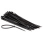JEU DE SERRE-CÂBLES EN NYLON - 7.6 x 400 mm - NOIR (100 pcs)