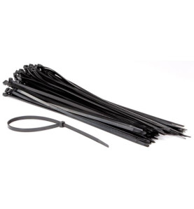 JEU DE SERRE-CÂBLES EN NYLON - 8.8 x 500 mm - NOIR (100 pcs) - PRL