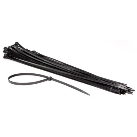 JEU DE SERRE-CÂBLES EN NYLON - 8.8 x 610 mm - NOIR (50 pcs) - PRL
