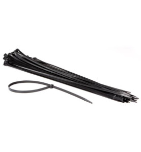 JEU DE SERRE-CÂBLES EN NYLON - 8.8 x 610 mm - NOIR (50 pcs) - PRL