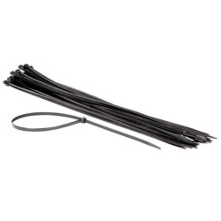 COLLIERS DE SERRAGE EN NYLON - 9 x 750 mm - NOIR (50 pcs) - PRL