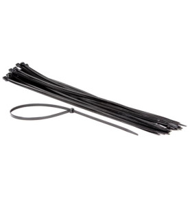 COLLIERS DE SERRAGE EN NYLON - 9 x 750 mm - NOIR (50 pcs) - PRL