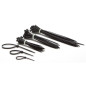 JEU DE SERRE-CÂBLES EN NYLON - NOIR (75 pcs)