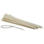 JEU DE SERRE-CÂBLES EN NYLON - 7.6 x 400 mm - BLANC (100 pcs) JEU DE SERRE-CÂBLES EN NYLON - 7.6 x 400 mm - BLANC (100 pcs)