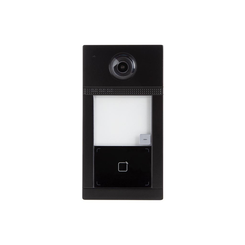 Sonnette vidéo professionnelle IP métal 1 bouton - Noir - PoE Sonnette vidéo professionnelle IP métal 1 bouton - Noir - PoE