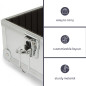 Valise à Outils en Aluminium - 425 x 305 x 125 mm - 16,2 L