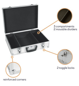 Valise à Outils en Aluminium - 425 x 305 x 125 mm - 16,2 L - PRL