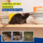Piège à rats Quicksnap, promopack 2+1 pcs