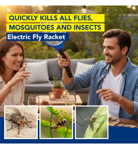 Raquette électrique rechargeable pour mouches - PRL