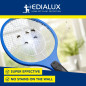 Raquette électrique rechargeable pour mouches