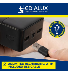 Raquette électrique rechargeable pour mouches - PRL