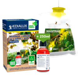 Sac à guêpes + appât à guêpes, 250ml - PRL
