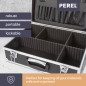 Valise à Outils en Aluminium - 455 x 330 x 152 mm - 22,8 L - Noir