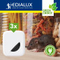 Ultrasonic Defend - souris et rats, max. 90m², 3 pcs