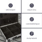 Valise à Outils en Aluminium - 455 x 330 x 152 mm - 22,8 L - Noir