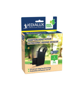 Adaptateur secteur pour répulsifs à ultrasons avec câble de 1 m et ral