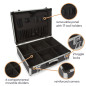 Valise à Outils en Aluminium - 455 x 330 x 152 mm - 22,8 L - Noir