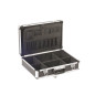 Valise à Outils en Aluminium - 455 x 330 x 152 mm - 22,8 L - Noir