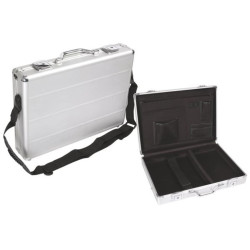 Mallette Aluminium pour Ordinateur Portable - 425 x 305 x 80 mm - 10,3