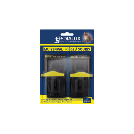Piège à souris en plastique (2 pièces) - PRL