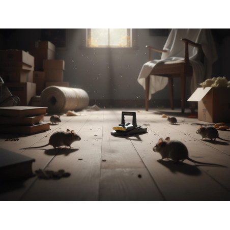 Piège à souris en plastique (2 pièces)