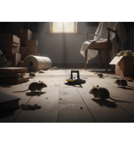 Piège à souris en plastique (2 pièces) - PRL