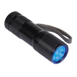 LAMPE DE POCHE - 9 LEDs UV - PRL