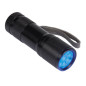 LAMPE DE POCHE - 9 LEDs UV