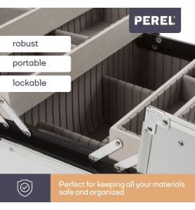 VALISE À OUTILS EN ALUMINIUM - 360 x 220 x 250 mm - 19,8 L - PRL
