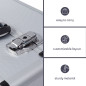 VALISE À OUTILS EN ALUMINIUM - 360 x 220 x 250 mm - 19,8 L VALISE À OUTILS EN ALUMINIUM - 360 x 220 x 250 mm - 19,8 L
