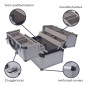 VALISE À OUTILS EN ALUMINIUM - 360 x 220 x 250 mm - 19,8 L VALISE À OUTILS EN ALUMINIUM - 360 x 220 x 250 mm - 19,8 L