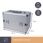 VALISE À OUTILS EN ALUMINIUM - 360 x 220 x 250 mm - 19,8 L VALISE À OUTILS EN ALUMINIUM - 360 x 220 x 250 mm - 19,8 L