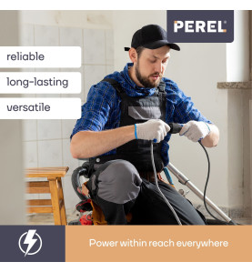 RALLONGE ÉLECTRIQUE AVEC 2 PRISES - USAGE EXTÉRIEUR - 10 m - NOIR - 3G